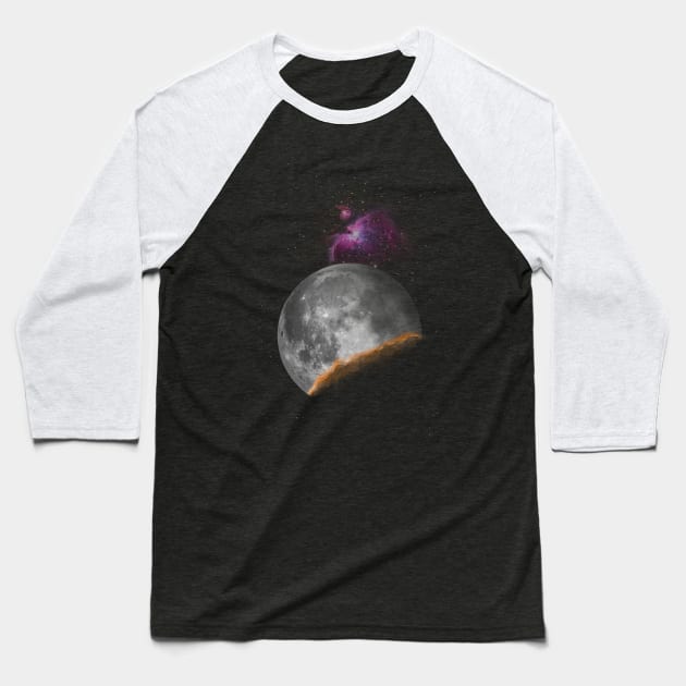 Silver Moon Baseball T-Shirt by BTSKingdom